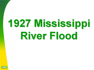 1927 Mississippi River Flood